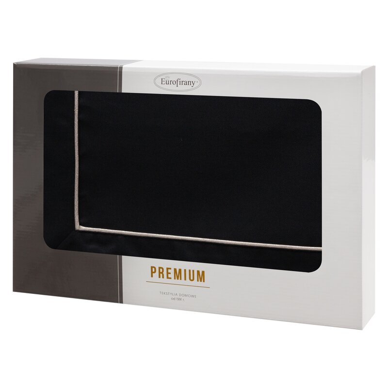 Obrus Madele czarny 140 X 220 CM – idealny na uroczystości