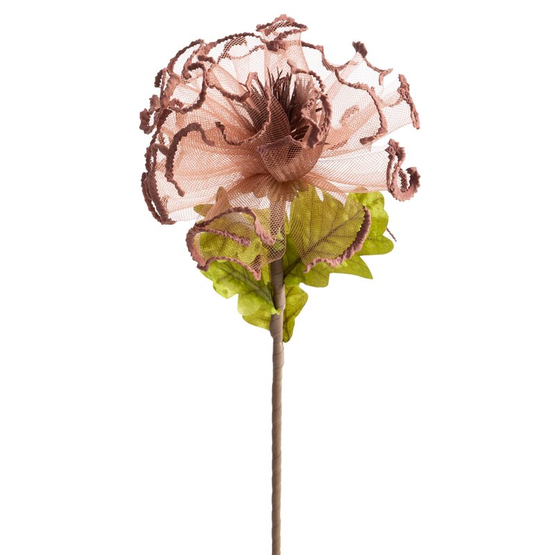 KWIAT ORGANZA 15 O 17 X 58 CM PUDROWY RÓŻ