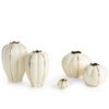 Wazon ceramiczny MARY kremowy O 17 X 15 cm – do salonu i sypialni