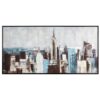 Obraz ręcznie malowany 760 kremowy 120 X 60 X 4 CM – nadaje wnętrzu głębi