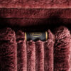 Koc flano Nina burgundowy 200 X 220 CM – miękki w dotyku