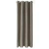 Zasłona gotowa Blackout ciemnobeżowa 135 X 250 cm – pełne zaciemnienie
