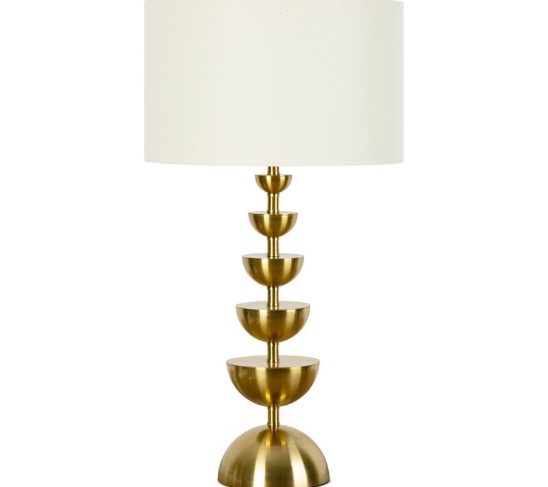 LAMPA LENA (1) O 46 X 80 CM KREMOWY