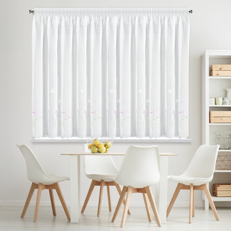 FIRANA GOTOWA INESA NA TAŚMIE 350 X 160 CM BIAŁY