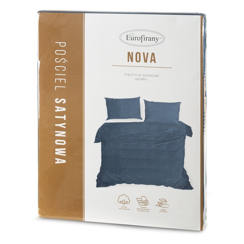 Komplet pościeli Nova3 ciemnogranatowy 220 X 200 cm – zapewnia spokojny sen