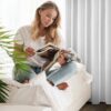 Firana gotowa Sylvia biała 350 X 250 cm – rozjaśnia wnętrze