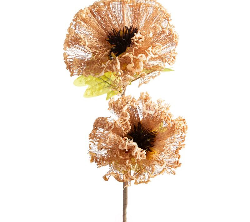 Kwiat dekoracyjny Flore jasnobrązowy O 8 X 78 cm – naturalny urok