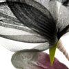 KWIAT ORGANZA 14 100 CM CZARNY
