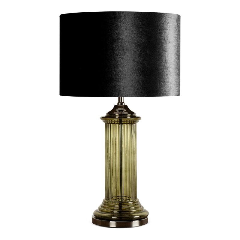 LAMPA NICOLA (02) O 38 X 67 CM BUTELKOWY ZIELONY