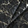 Narzuta welwetowa Blink 4 czarna 220 X 240 cm – z marmurowym wzorem