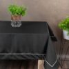Obrus Madele czarny 140 X 220 CM – idealny na uroczystości