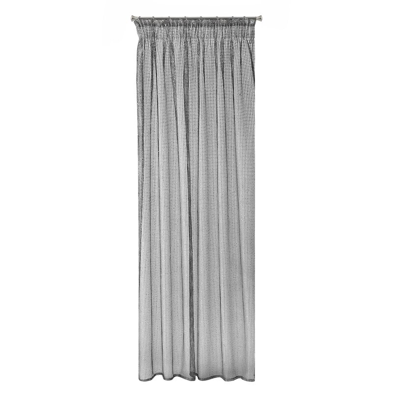 Firana gotowa na taśmie Bonita szara 140 X 270 CM – rozświetla wnętrze