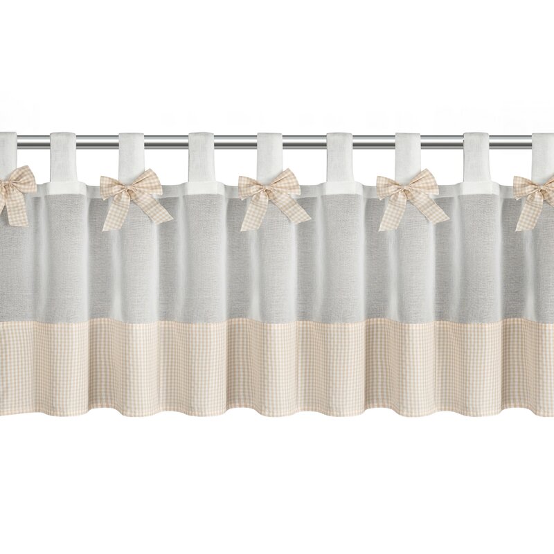 FIRANA GOTOWA POLINA NA SZELKACH 150 X 40 CM BIAŁY