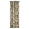 Zasłona gotowa Fiore oliwkowa 140 X 250 CM – romantyczny kwiatowy wzór