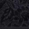 Ręcznik welurowy Aurora czarny 30 X 50 cm – delikatny dla skóry