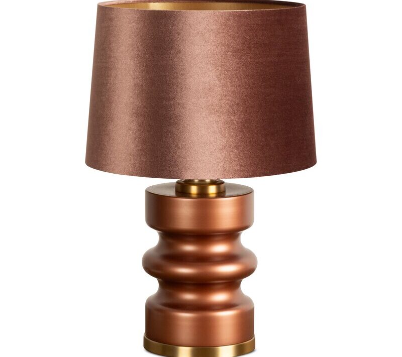 LAMPA HEIDI (01) O 33 X 57 CM BRĄZOWY
