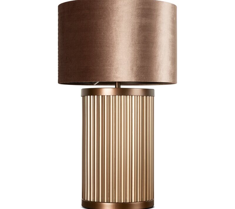 LAMPA NOLA (1) O 33 X 70 CM BRĄZOWY