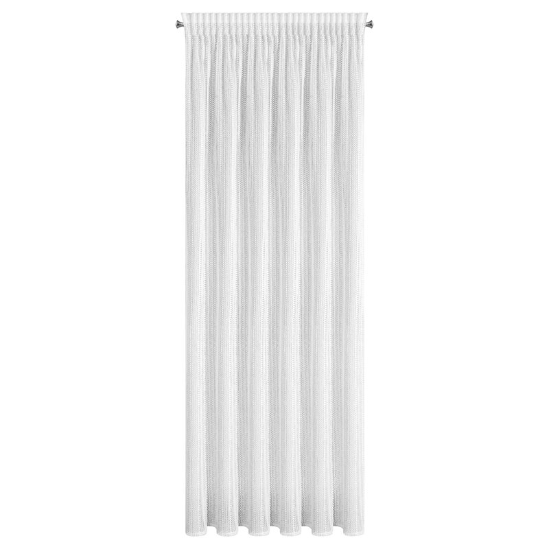 Zasłona gotowa na taśmie Patricia biała 140 X 270 cm – rozjaśnia wnętrze