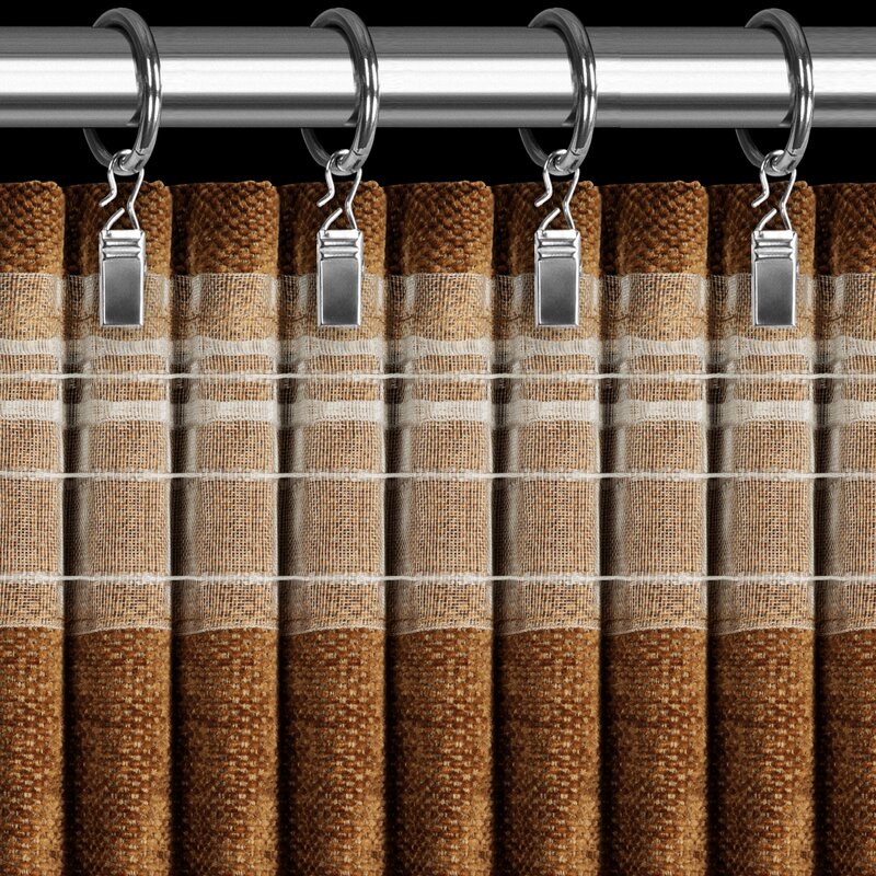 Zasłona gotowa Neska miodowa 140 X 270 CM – miękka i ciepła