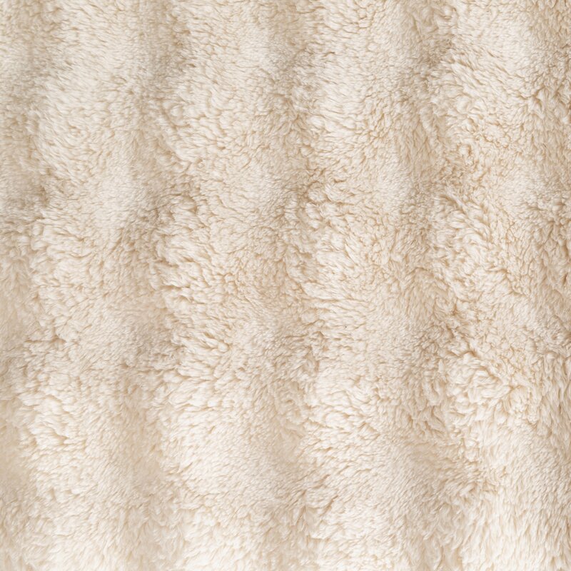 Koc bubble D91 NELA beżowy 200 X 220 cm – miękki i przytulny