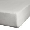 Prześcieradło z gumką Jersey D91 jasnoszary 140 X 200 X 25 CM – miękkie i elastyczne