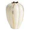 Wazon ceramiczny MARY kremowy O 17 X 15 cm – do salonu i sypialni