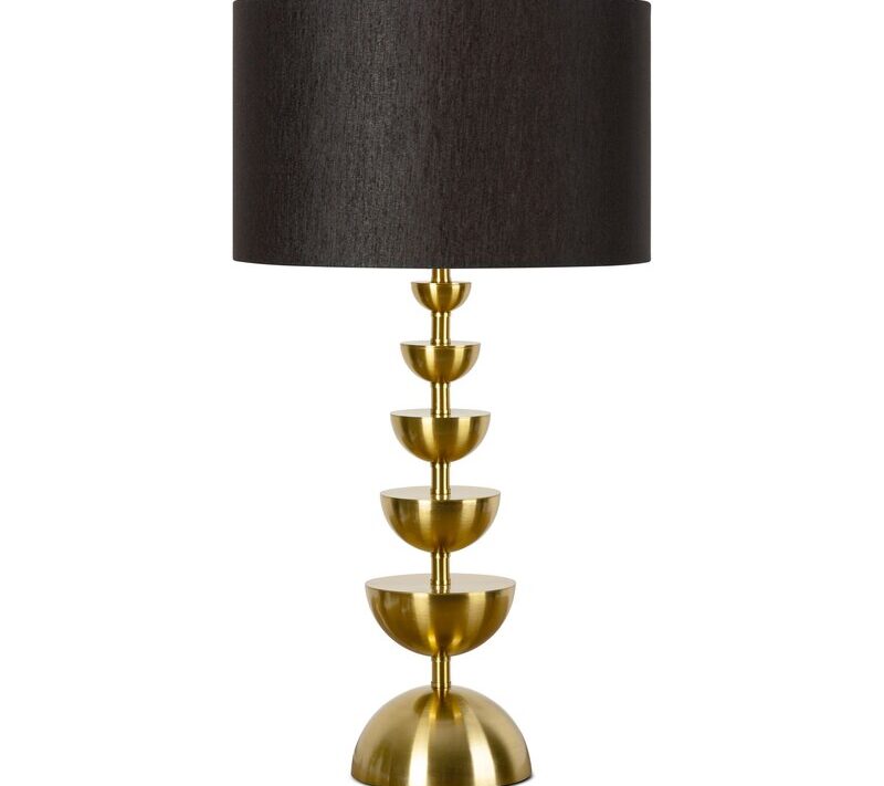 LAMPA LENA (2) O 46 X 80 CM CZARNY