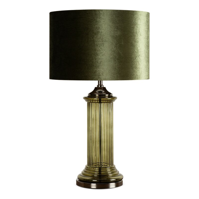 LAMPA NICOLA (01) O 38 X 67 CM BUTELKOWY ZIELONY
