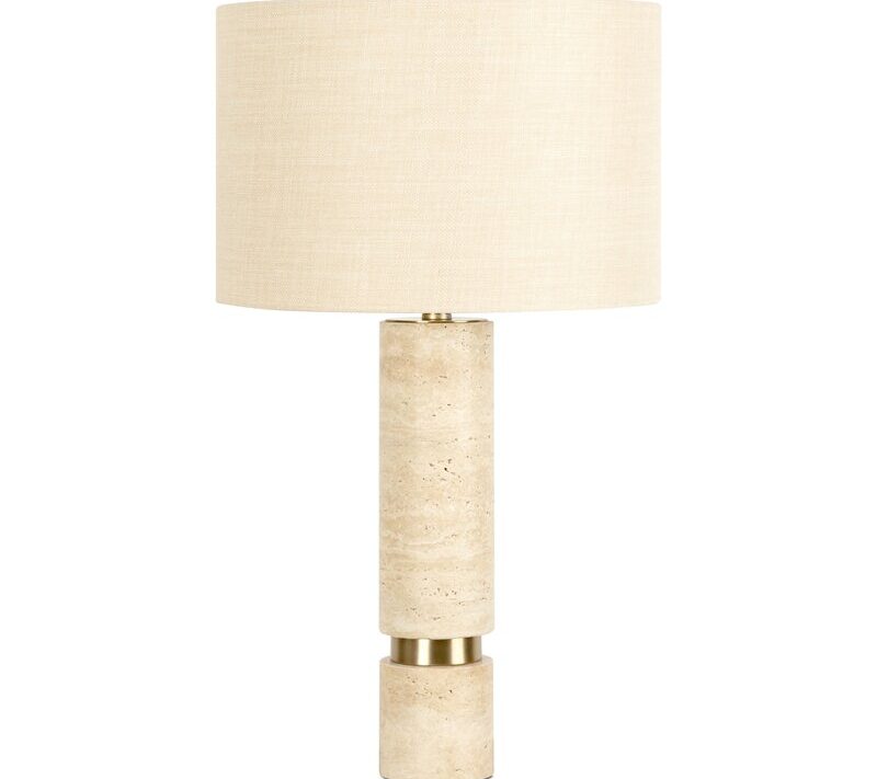LAMPA GRACE (01) O 38 X 71 CM BEŻOWY