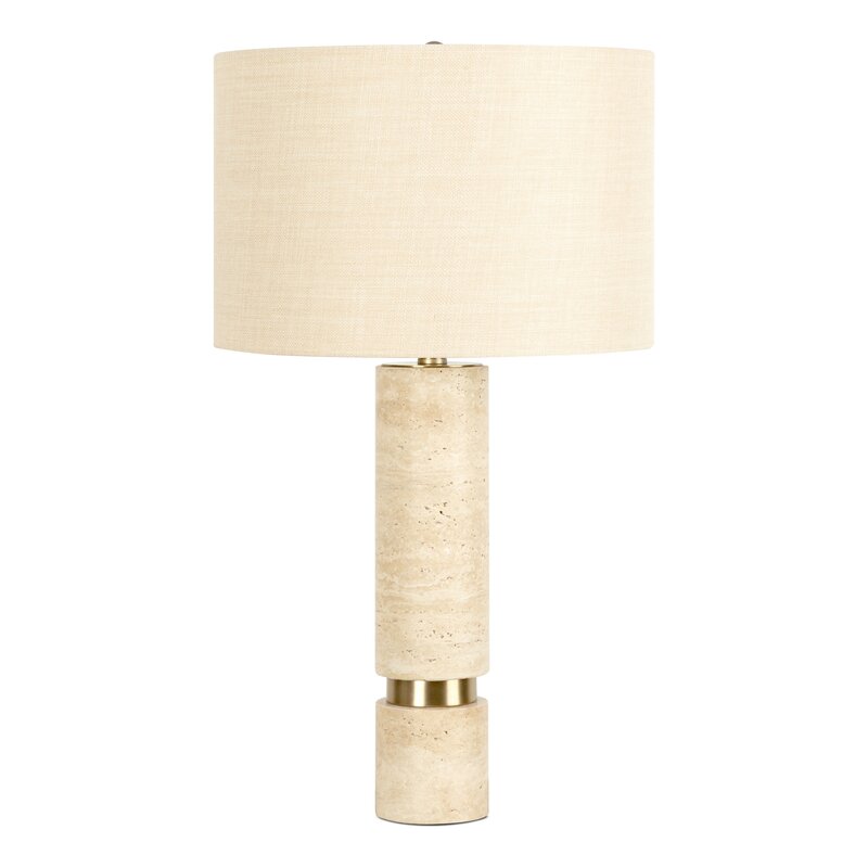 LAMPA GRACE (01) O 38 X 71 CM BEŻOWY
