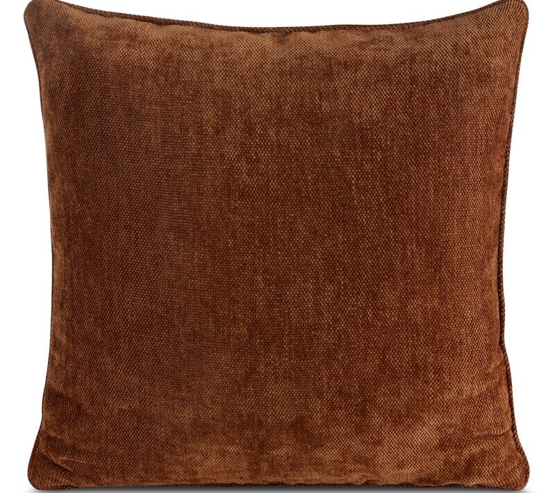 Poszewka dekoracyjna Neska ruda 45 X 45 CM – aksamitna w dotyku