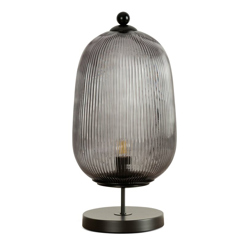 LAMPA RUTH (3) O 23 X 46 CM GRAFITOWY